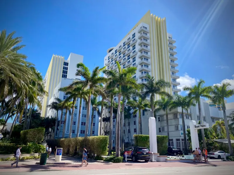 Royal Palm South Beach hotel towers on Collins Avenue, Miami Beach