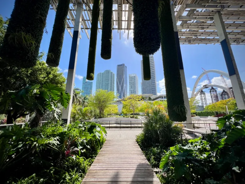 Downtown Miami skyline across Biscayne Bay